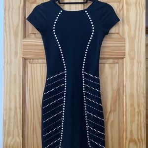 Bebe embellished bodycon dress